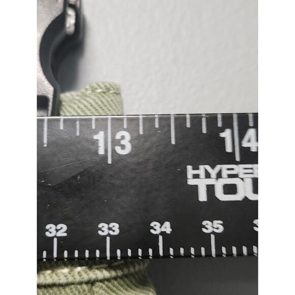 Zara Mini Skirt Kids 13-14 NWOT Olive/Green Denim - Picture 7 of 11